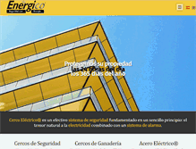 Tablet Screenshot of energico.com.ve